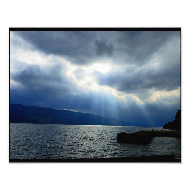 Himlar i Loch Ness Fototryck (Framsidan)