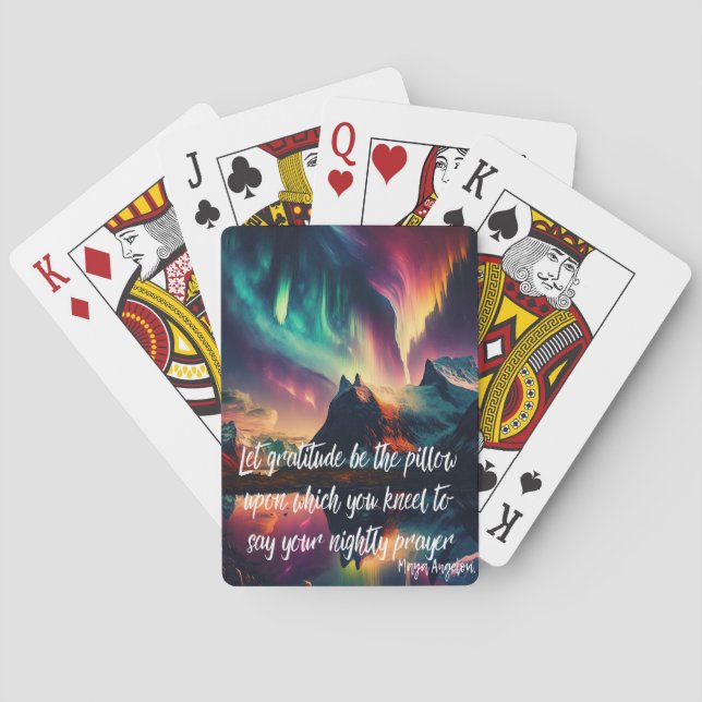Himlar i norra Ljus Casinokort (Baksidan)
