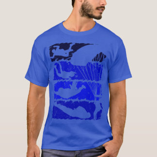 Himlar Jumping Fallskärm Paraglider Skydiver T Shirt