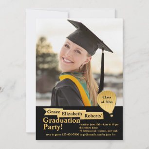 Himlar Limit Photo Studenten-inbjudan Inbjudningar