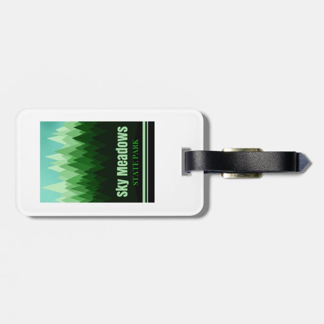 Himlar Meadows State Park Virginia Forest Bagagebricka (Baksida Vågrät)