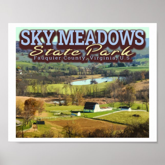 HIMLAR MEADOWS - VIRGINIA POSTER (Framsidan)
