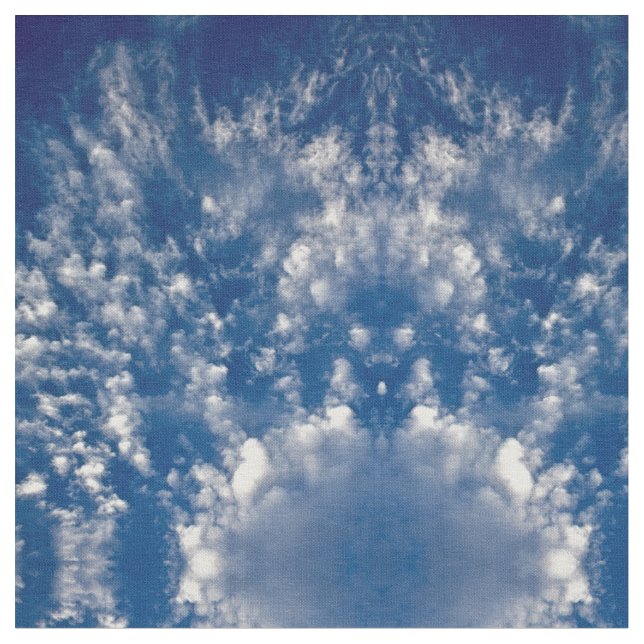 Himlar och moln tyg (Närbild)