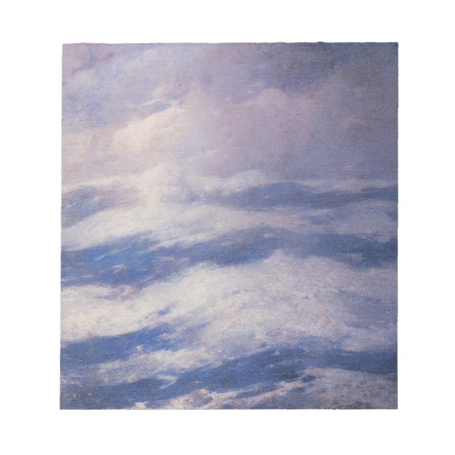 Himlar och oceanen (av Emil Carlsen) Anteckningsblock (Framsida)