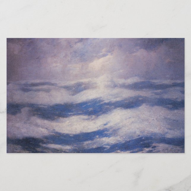 Himlar och oceanen (av Emil Carlsen) Brevpapper (Framsida)