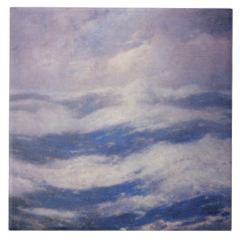 Himlar och oceanen (av Emil Carlsen) Kakelplatta