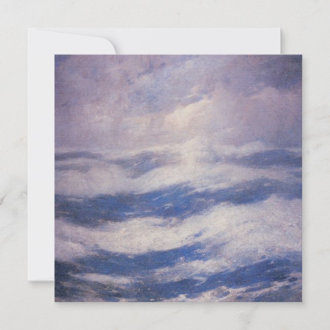 Himlar och oceanen (av Emil Carlsen) Kort (Framsida)