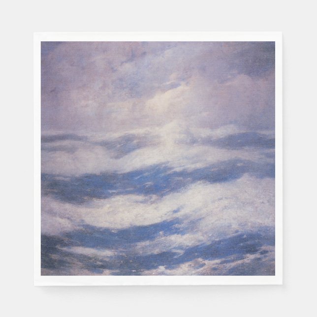 Himlar och oceanen (av Emil Carlsen) Pappersservett (Framsidan)