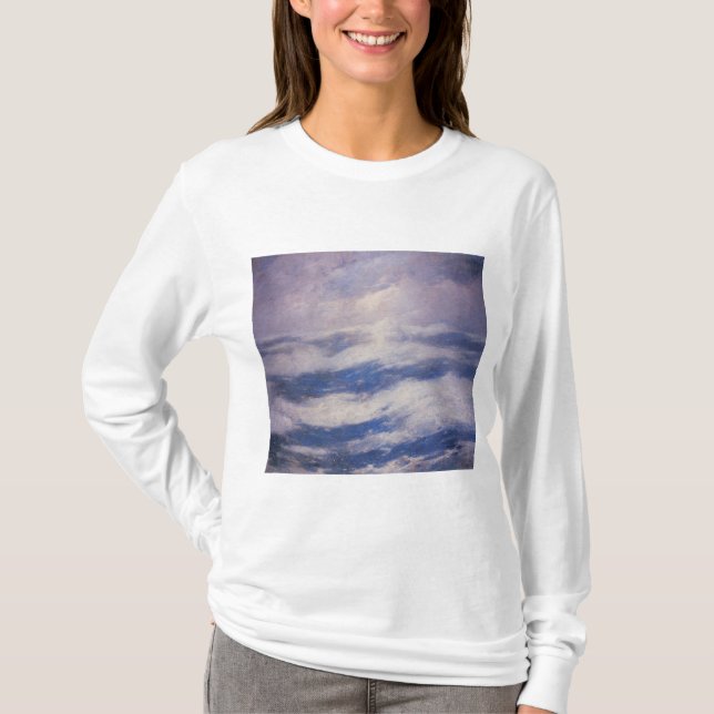 Himlar och oceanen (av Emil Carlsen) T Shirt (Framsida)