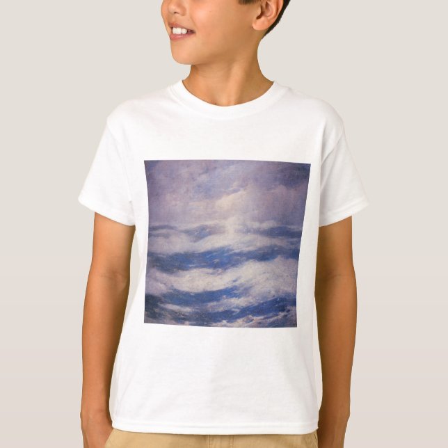 Himlar och oceanen (av Emil Carlsen) T Shirt (Framsida)