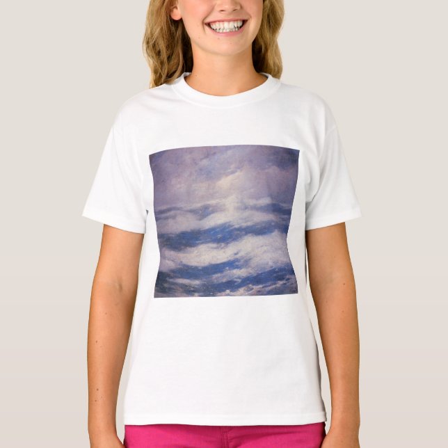 Himlar och oceanen (av Emil Carlsen) T Shirt (Framsida)