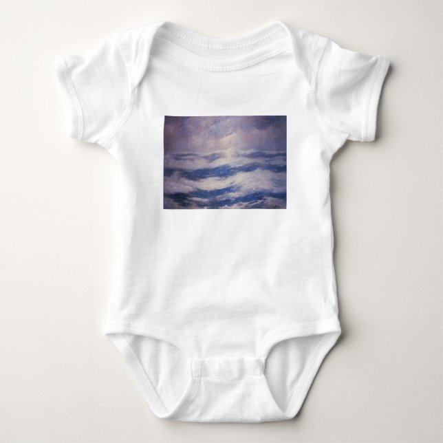 Himlar och oceanen (av Emil Carlsen) T Shirt (Framsida)