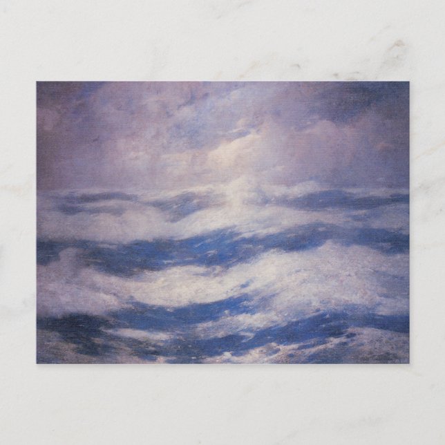 Himlar och oceanen (av Emil Carlsen) Vykort (Framsida)