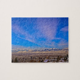 Himlar over Salt Sjö City, Utah - 8 x 10 - 110 pc Pussel