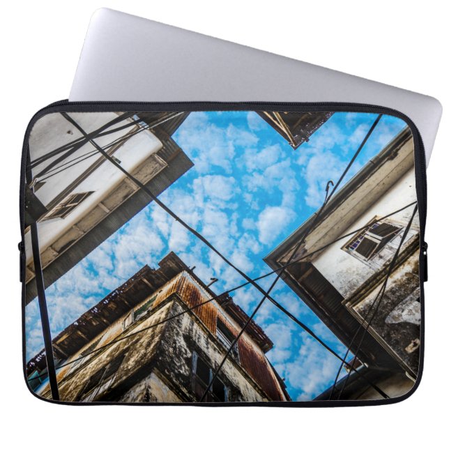 Himlar over Stonetown, Zanzibar Laptop Fodral (Framsidan)