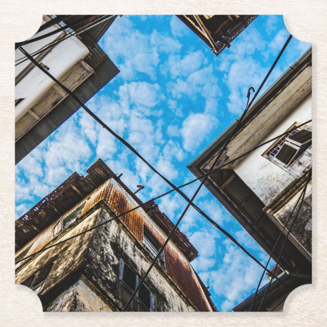 Himlar over Stonetown, Zanzibar Underlägg Papper (Framsida)