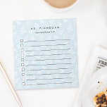 Himlar | Personlig Science Teacher to Do List<br><div class="desc">Wow ditt barns favoritlärare på helgdagarna eller lärarveckan med det här anteckningsblocket för personlig att göra-lista med coola som innehåller ett tema mönster av mikroskop,  bägare,  atomer och bokar på en pastellblå bakgrund i himlar. Anpassa med lärarens namn och ytterligare anpassningsbar (visas med "viktigt sak att göra").</div>