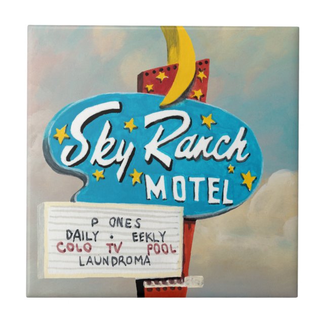 Himlar Ranch Motel-signatur Kakelplatta (Framsidan)