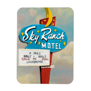 Himlar Ranch Motel-signatur Magnet