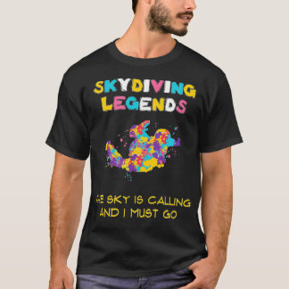 Himlar ringer och jag måste gå coola luft idrotter t shirt