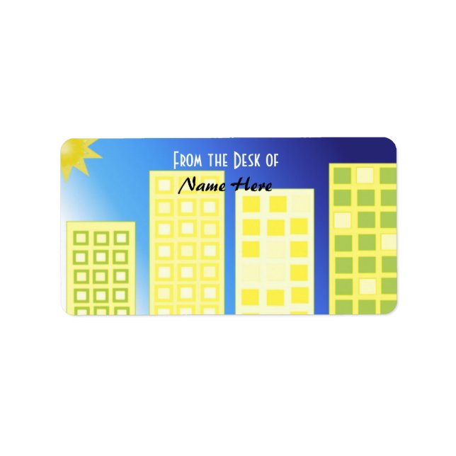 Himlar Scraper Design Adressetikett (Framsidan)