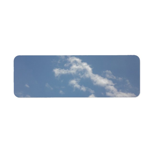 Himlar, Sol och hav Returadress Etikett (Framsidan)
