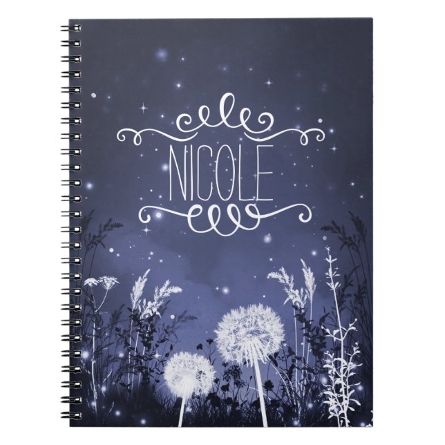 Himlar Stars & Foliage Journal Anteckningsbok (Framsidan)
