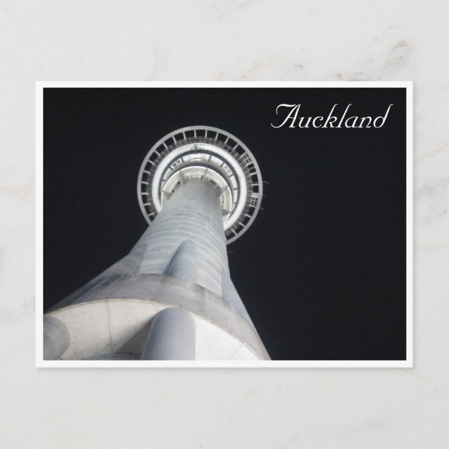himlar torn auckland nz vykort (Framsida)