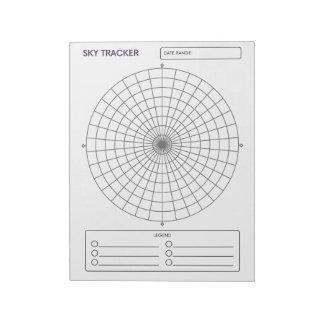 Himlar Tracker Anteckningsblock