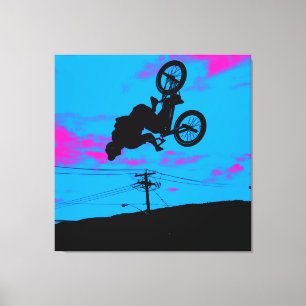 Himlar Trekking - BMX Rider Canvastryck