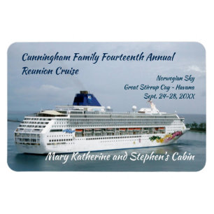 Himlar Turning i Nassau Anpassningsbar Stateroom D Magnet