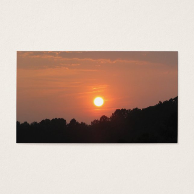 Himlar vid Sunset Visitkort (Framsidan)