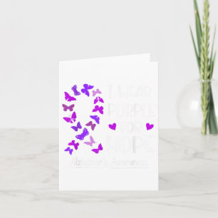 Himlarnas medvetenhet om Lila av "Ribbon Butterfly Kort