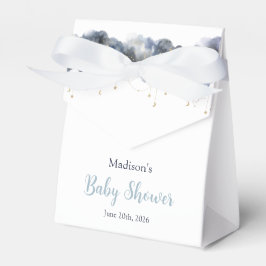 Himlavalvets marin akvarell moln baby shower förmå presentaskar