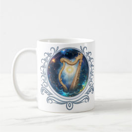 Himlavarv av den månbundna himlen.  kaffemugg