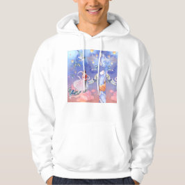 Himlavist omfamning: De älskandes legend Hoodie