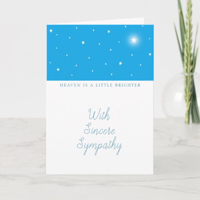 Himlen är Brighter Hund Cat eller Valfri sällskaps Kort (Framsida)