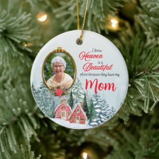 Himlen är ett vackert prydnadsföremål i Ställe. Julgransprydnad Keramik