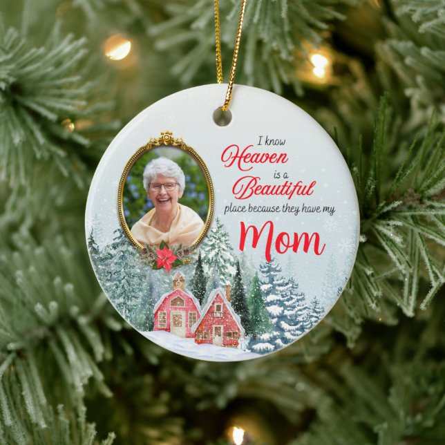 Himlen är ett vackert prydnadsföremål i Ställe. Julgransprydnad Keramik (Träd)