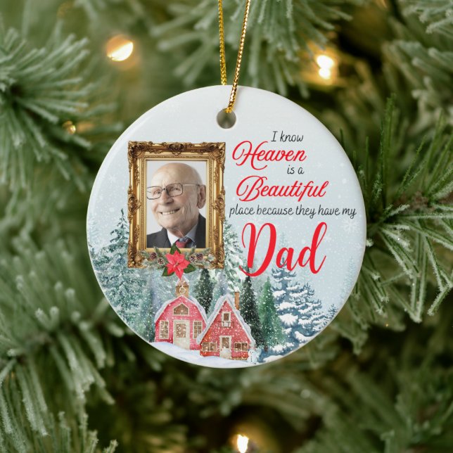 Himlen är ett vackert prydnadsföremål i Ställe. Julgransprydnad Keramik (Träd)