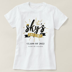 Himlen Är Gränsen  Klass 2022 Personlig Examen T Shirt