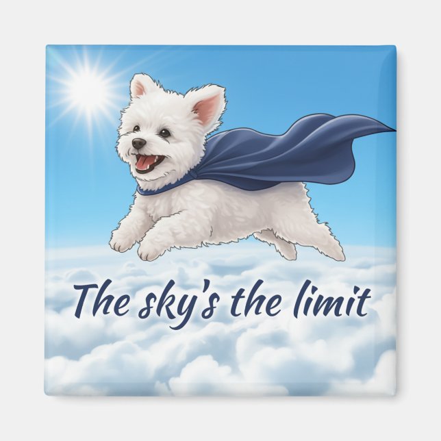 Himlen är gränsen magnet (Framsidan)