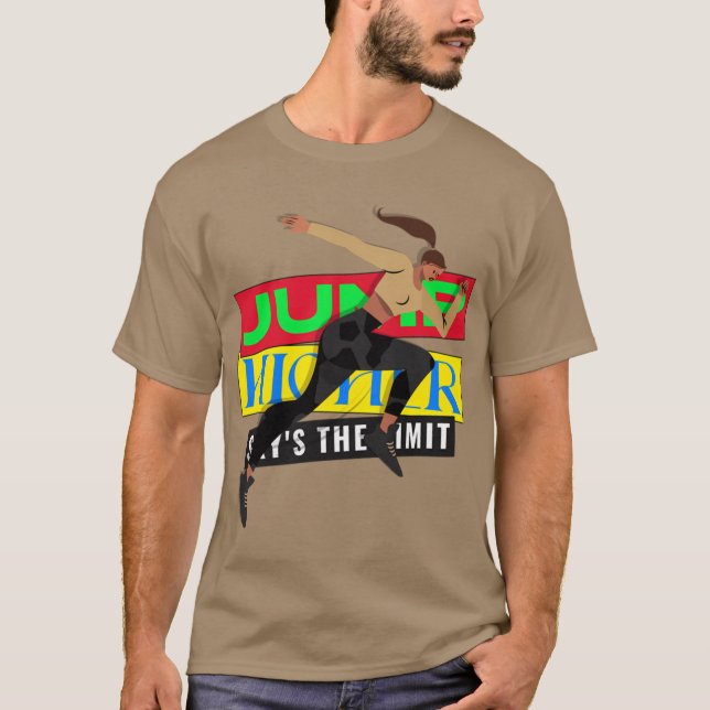 Himlen är gränsen t shirt (Framsida)