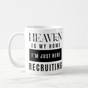 Himlen är mitt hem jag är här och rekonstruerar ci kaffemugg