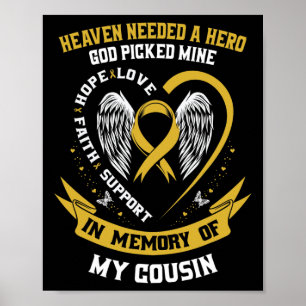 Himlen Behövde En Hjälte Gud Valde Min Kusin Barn Poster