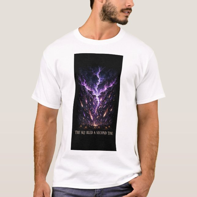 Himlen blödde en andra gång t shirt (Framsida)
