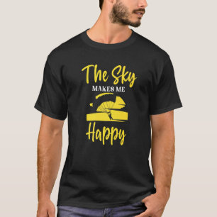 Himlen Gör Glad Fallskärmshopp Himlen T Shirt