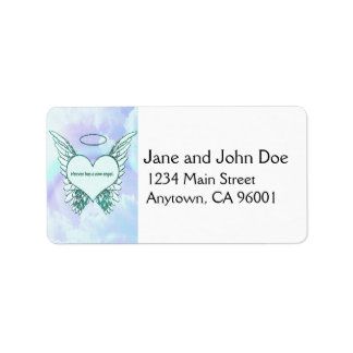 Himlen har en New Angel Adressetikett