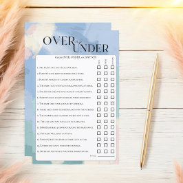 Himlen har skickats över under Pastel Guessing Gam