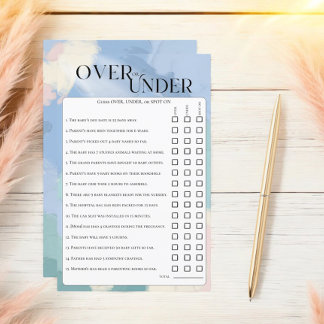 Himlen har skickats över under Pastel Guessing Gam